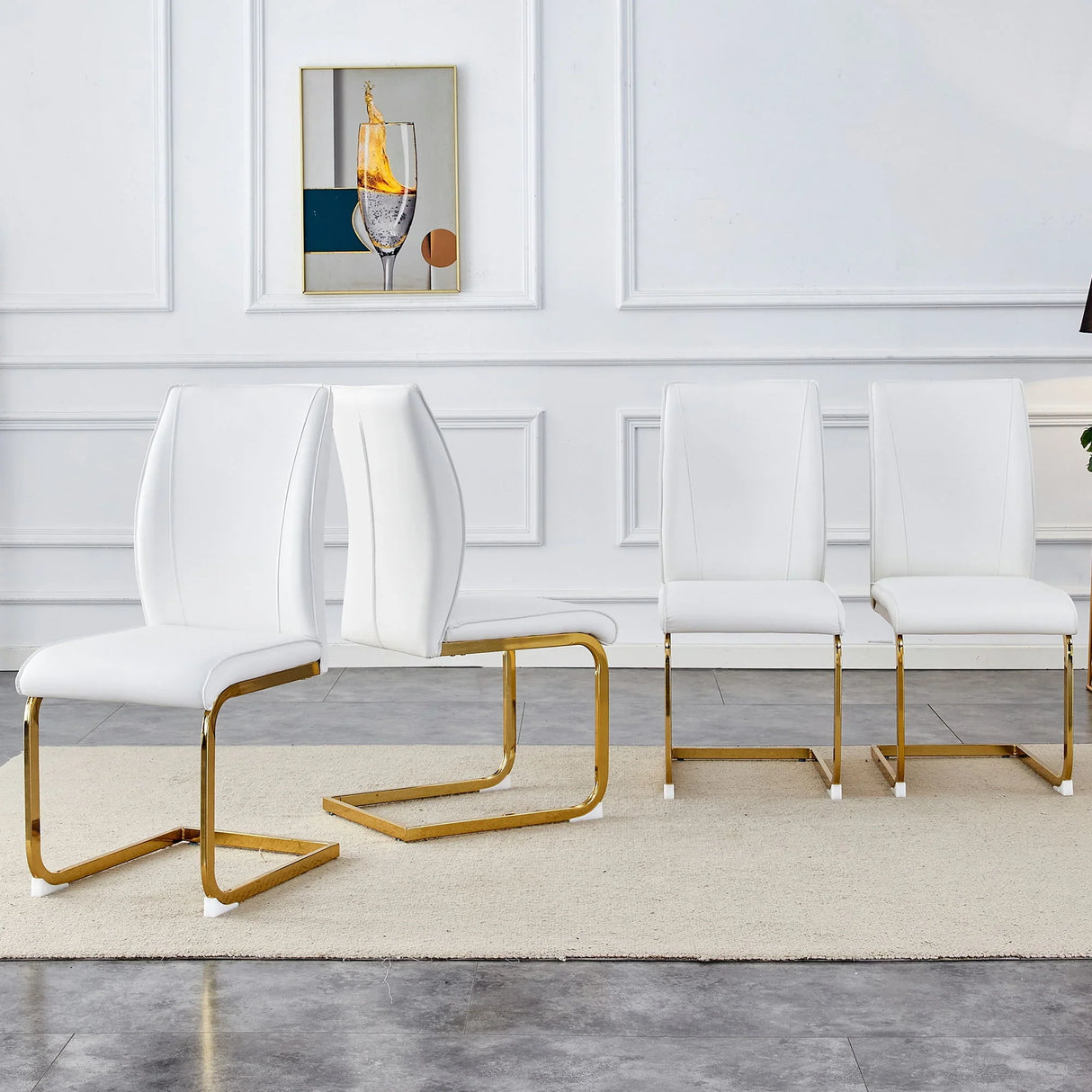 Luxury Simple Arch Chair With Arched Leg - Furniture Home Direct