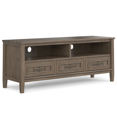 Lev - Low TV Stand - Smoky Brown - Furniture Home Direct