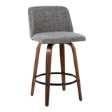 Toriano - Mid Century Modern, Counter Stool (Set of 2) - Furniture Home Direct