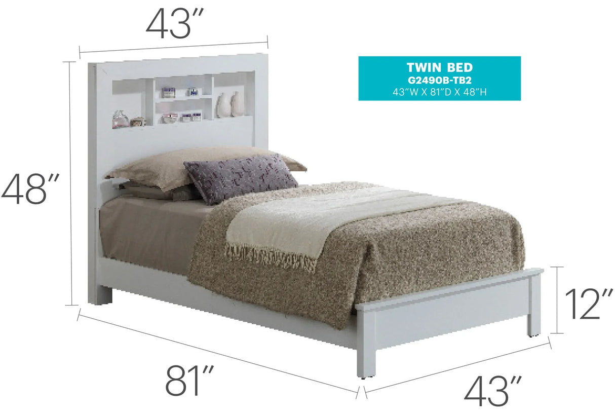 Bed With Transitional Design Stylish - Furniture Home Direct