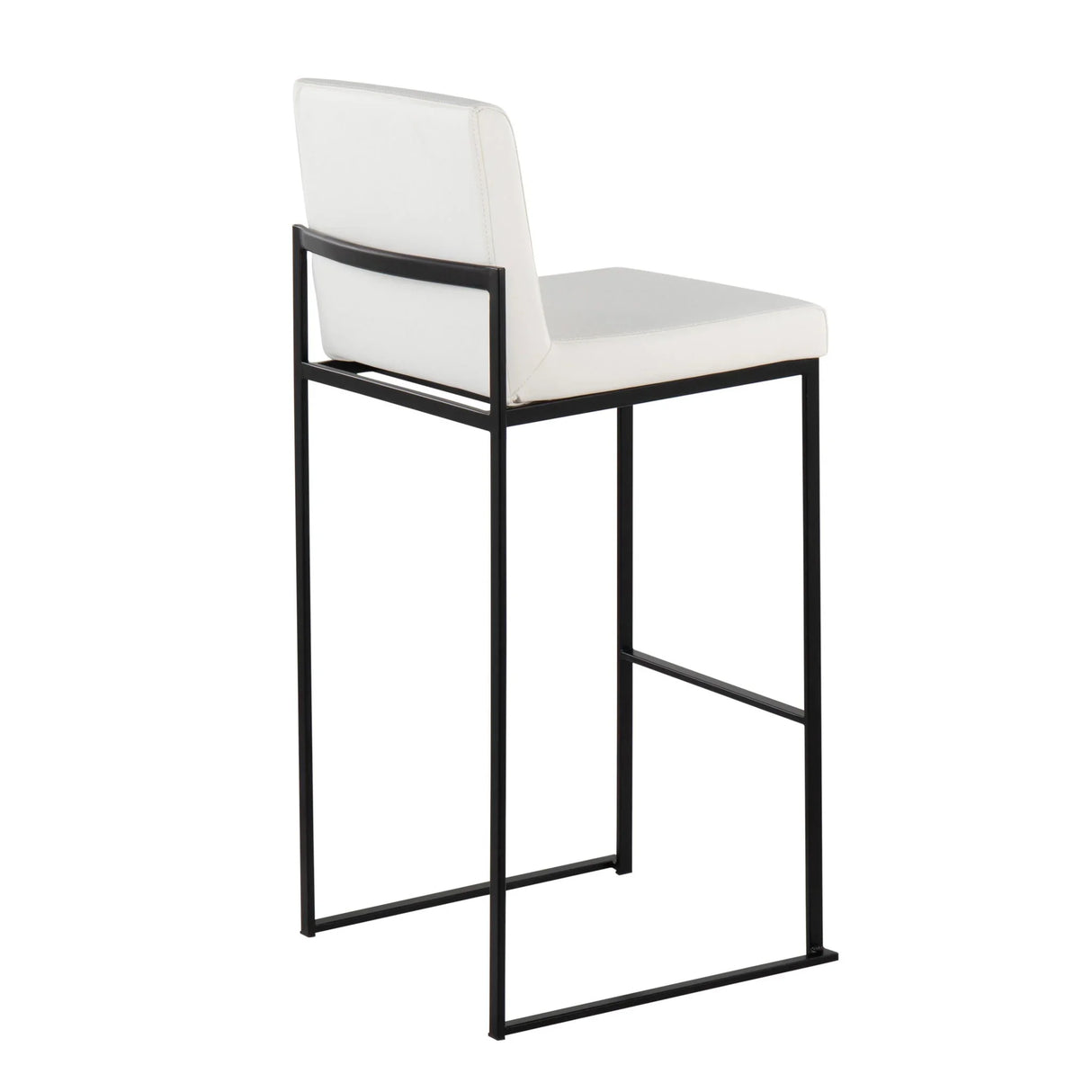 Fuji - Contemporary High Back Barstool Elegant Design - Furniture Home Direct