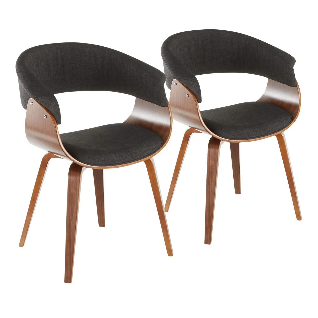 Vintage Mod - Mid Century Modern Dining Chair (Set of 2) - Furniture Home Direct