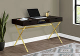 Computer Desk For Home Office, Laptop, Storage Drawers, Contemporary & Modern - Espresso - Furniture Home Direct