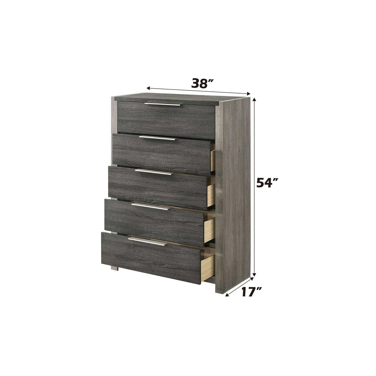 Jehoram - Chest - Gray - Furniture Home Direct