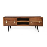 Asther - Acacia Wood TV Cabinet - Natural Wood / Brown - Furniture Home Direct