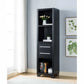 Media Pier, Bookcase Display With 2 Drawers, Open Storage Compartments - Furniture Home Direct