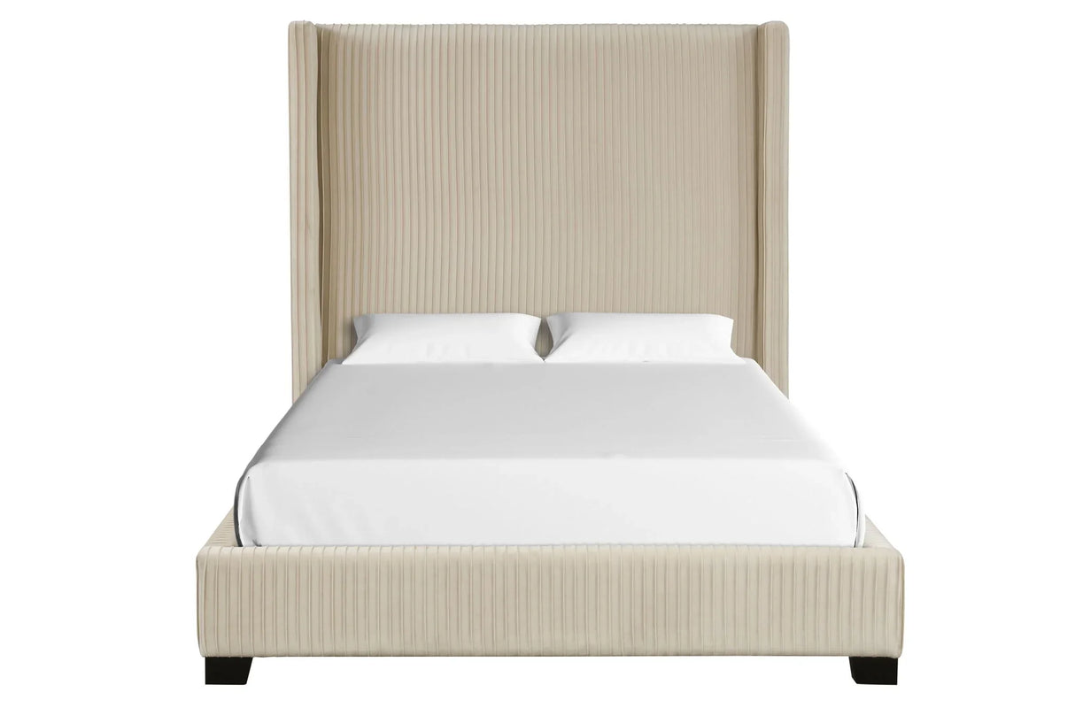 Upholstered Bed, Space-Saving Design - Furniture Home Direct