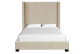 Upholstered Bed, Space-Saving Design - Furniture Home Direct