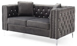 Elegant Track Arm Loveseat - Furniture Home Direct