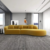 Elijah - Japandi Style Curvy Sectional Sofa - Furniture Home Direct