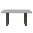 Susan - Dining Table Set With Base - Gray - Furniture Home Direct