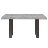 Susan - Dining Table Set With Base - Gray - Furniture Home Direct