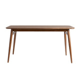 Mid-Century Modern Wood Tapered Legs Dining Table - Furniture Home Direct