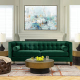 Jack - Modern Tuxedo Tufted Sofa - Furniture Home Direct