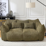 Comfortable Dual Beanbag Chair With High Resilience Foam Core For 2 People - Furniture Home Direct