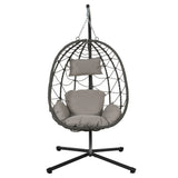 Egg Chair with Stand -Light Gray - Furniture Home Direct