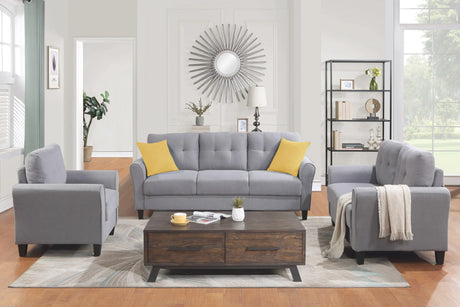 3 Piece Living Room Set Including Sofa, love Seat and Chair - Furniture Home Direct