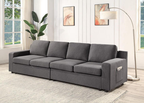Waylon - Linen Sectional Sofa - Furniture Home Direct