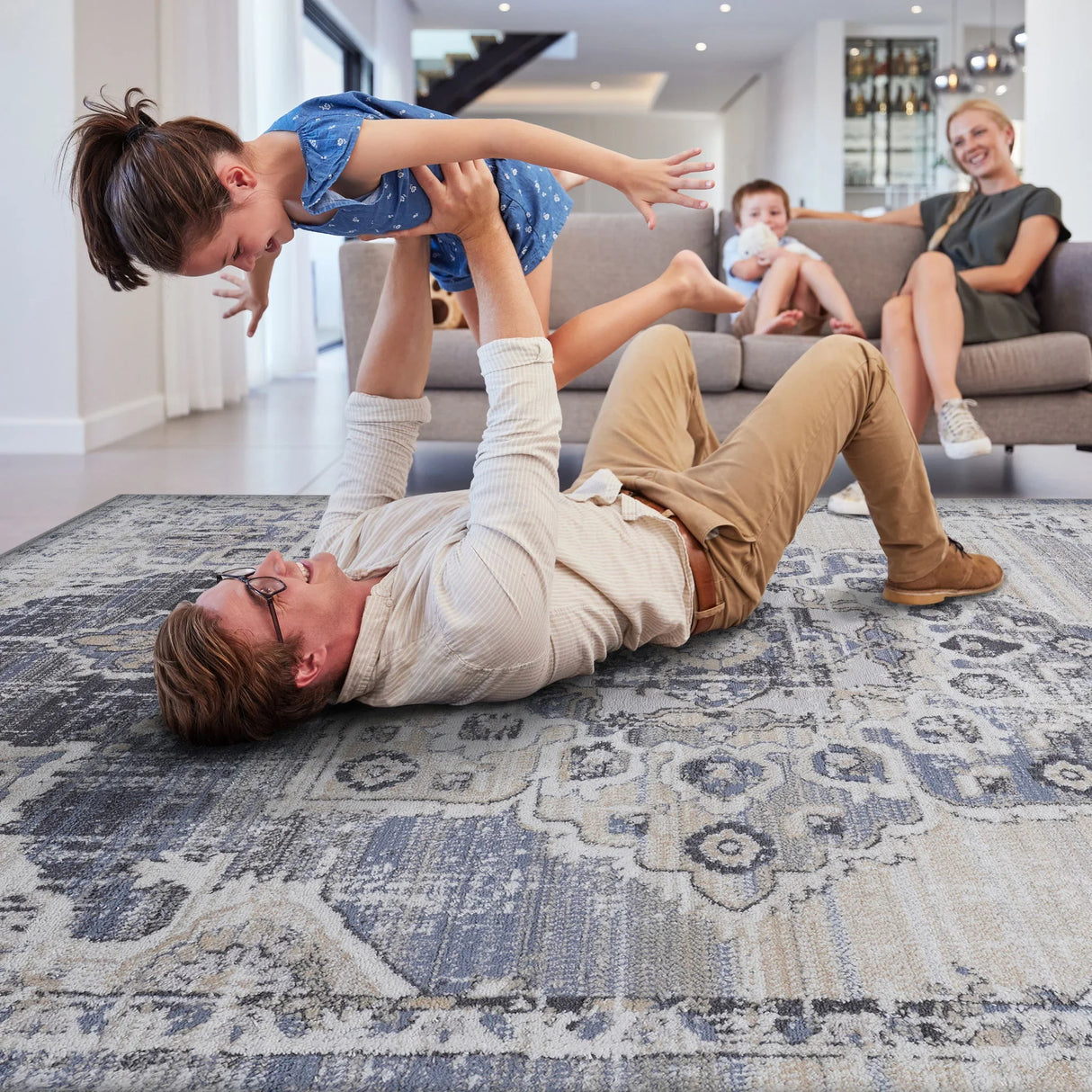 Payas - Medallion Area Rug - Furniture Home Direct