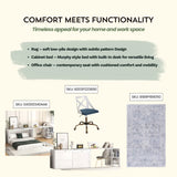 Bedroom Bundle - Queen Murphy bed + Area Rug + Office Chair - Furniture Home Direct