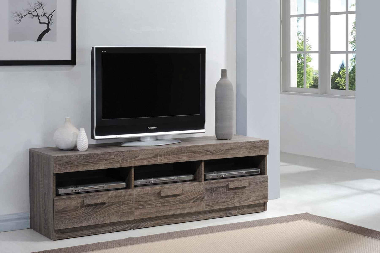 Alvin - TV Stand - Rustic Oak - Furniture Home Direct