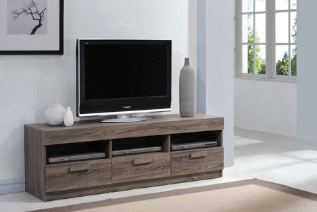 Alvin - TV Stand - Rustic Oak - Furniture Home Direct