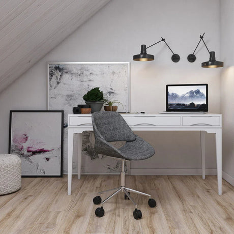 Malden - Office Chair - Gray - Furniture Home Direct