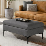 Rebecca - Multifunctional Coffee Table Storage Ottoman With Lift Up Lid - Furniture Home Direct