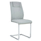 Modern Dining Chairs With Padded Seat, Metal Legs - Furniture Home Direct
