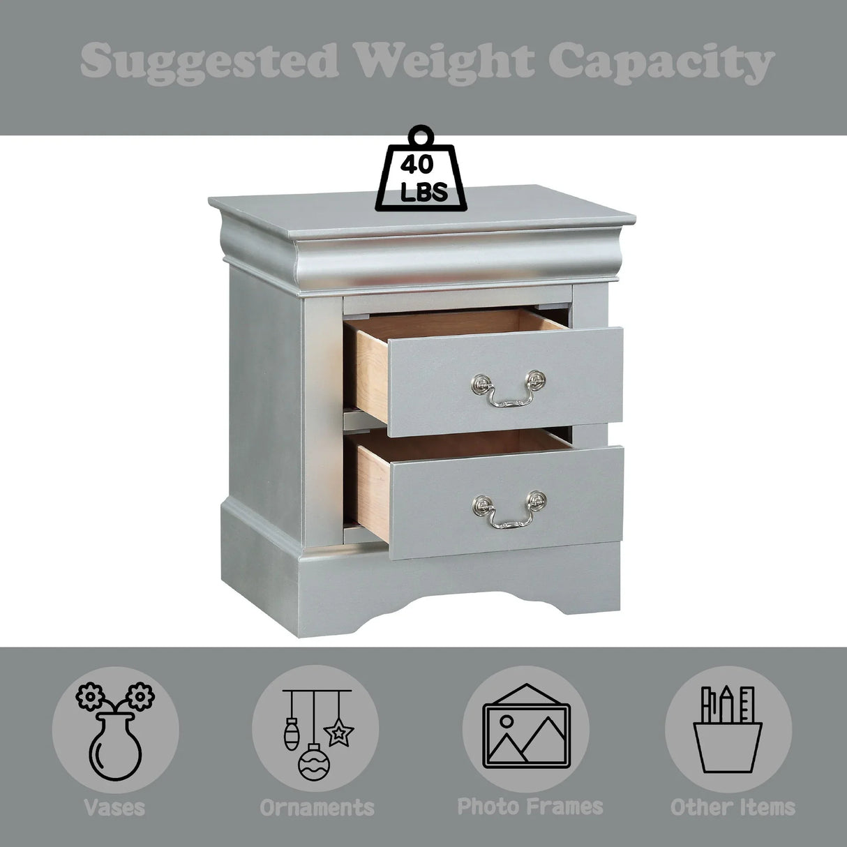 Louis Philippe - Accent Nightstand - Furniture Home Direct