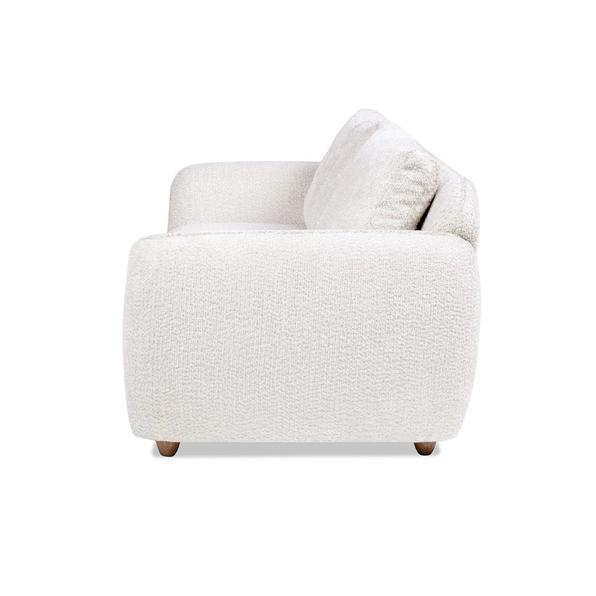 Sharon - Puffy Arm Sofa - Alpaca Off-White - Furniture Home Direct