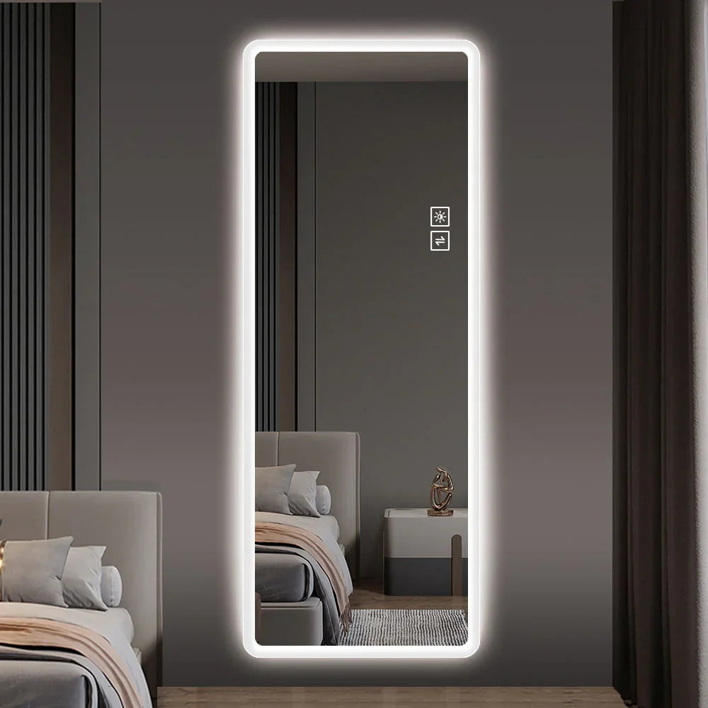Full Length LED Mirror Wall-Mounted Mirror - Furniture Home Direct