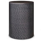 Corbin - Hammered Metal Side Table - Furniture Home Direct