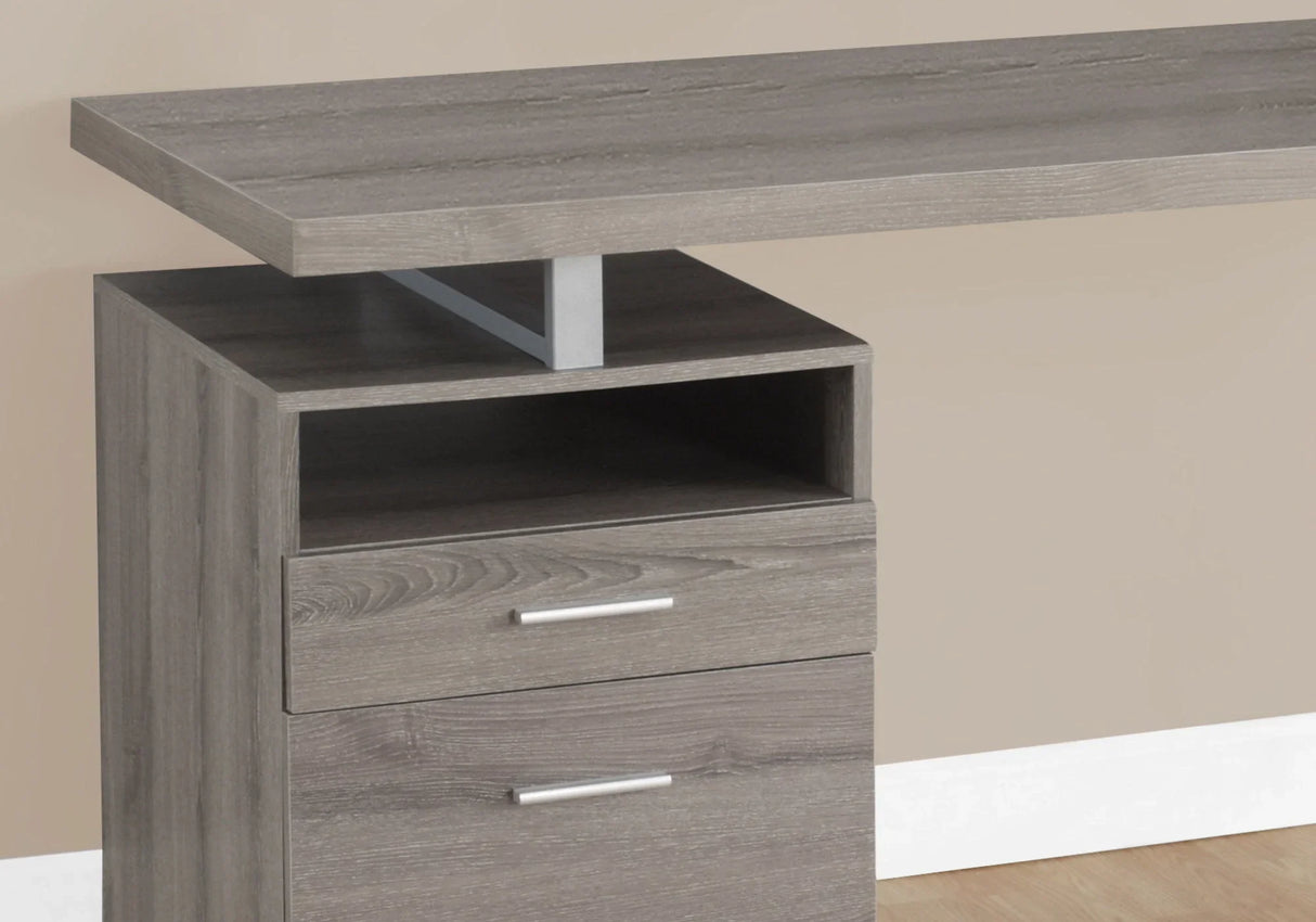 Computer Desk For Home Office, Laptop, Left Right Set - Up, Storage Drawers, Contemporary & Modern - Furniture Home Direct