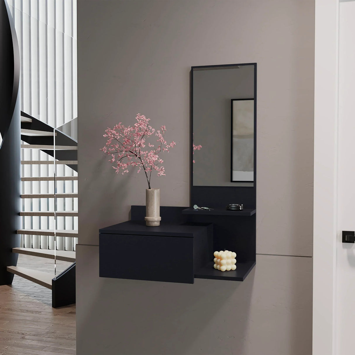 Lowell - Floating Hallway Cabinet - Furniture Home Direct