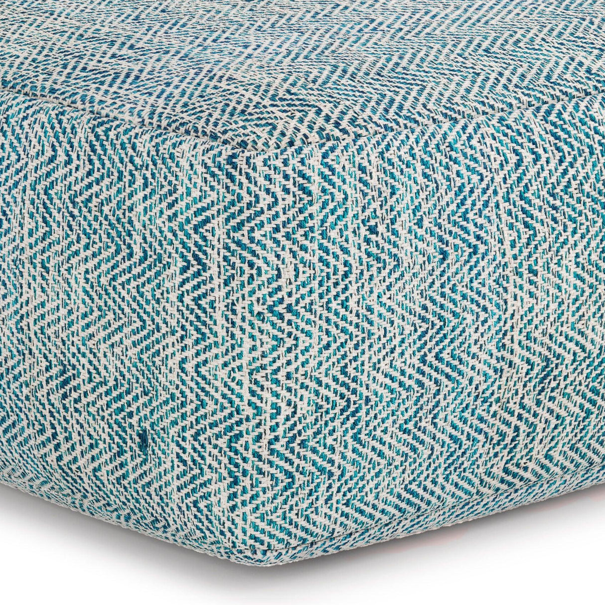 Nate - Handcrafted Square Pouf - Furniture Home Direct