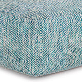 Nate - Handcrafted Square Pouf - Furniture Home Direct