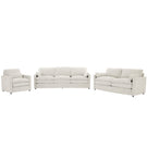 Cozy Upholstered Sofa Set For Living Room