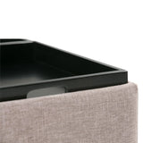 Avalon - Square Coffee Table, Storage Ottoman - Furniture Home Direct