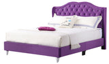 Upholstered Velvet Bed Transitional - Furniture Home Direct