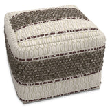 Grady - Handcrafted Square Pouf - Furniture Home Direct