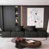 Modern Oversized Diy Combination Modular Sectional Sofa With Pillows - Furniture Home Direct