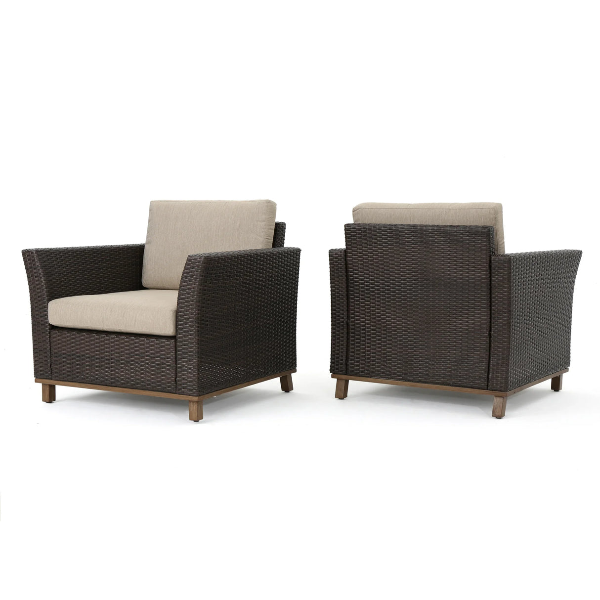 2 PC Outdoor Chair Set - Furniture Home Direct