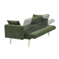 Teddy Fleece Sofa Bed With Luxurious Throw Pillows - Furniture Home Direct