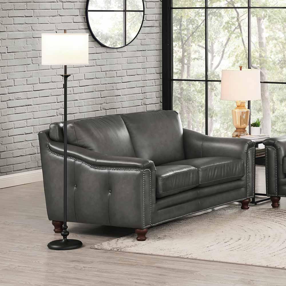 Belfast - Top Grain Leather Loveseat - Furniture Home Direct