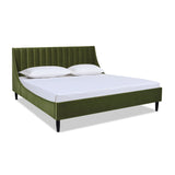 Aspen - Vertical Tufted Modern Headboard Platform Bed Set - Furniture Home Direct
