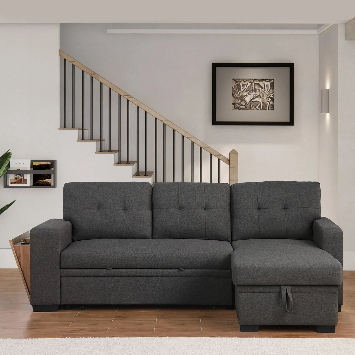 3 Piece Upholstered Sectional - Furniture Home Direct