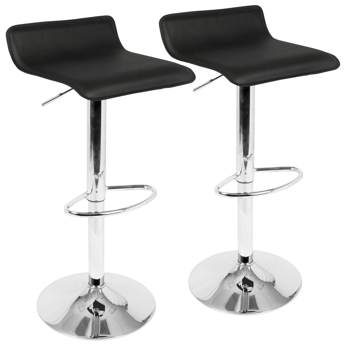 Ale - Contemporary Adjustable Barstool (Set of 2) - Furniture Home Direct