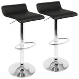 Ale - Contemporary Adjustable Barstool (Set of 2) - Furniture Home Direct