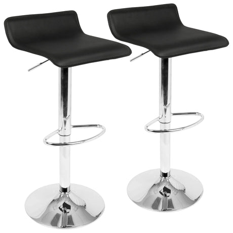 Ale - Contemporary Adjustable Barstool (Set of 2) - Furniture Home Direct